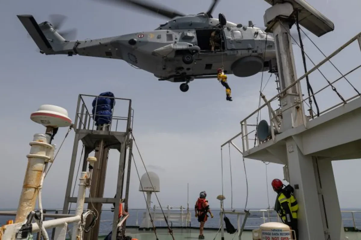 MSC confirms vessel fire as crew are airlifted to hospital