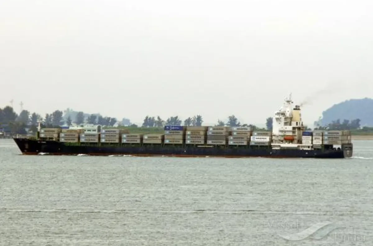 Maersk ship resumes service after collision