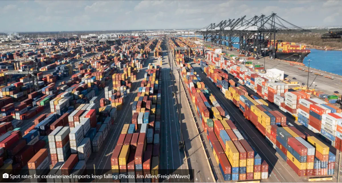 Fall in container spot rates ‘much steeper,’ ‘less orderly’ than expected