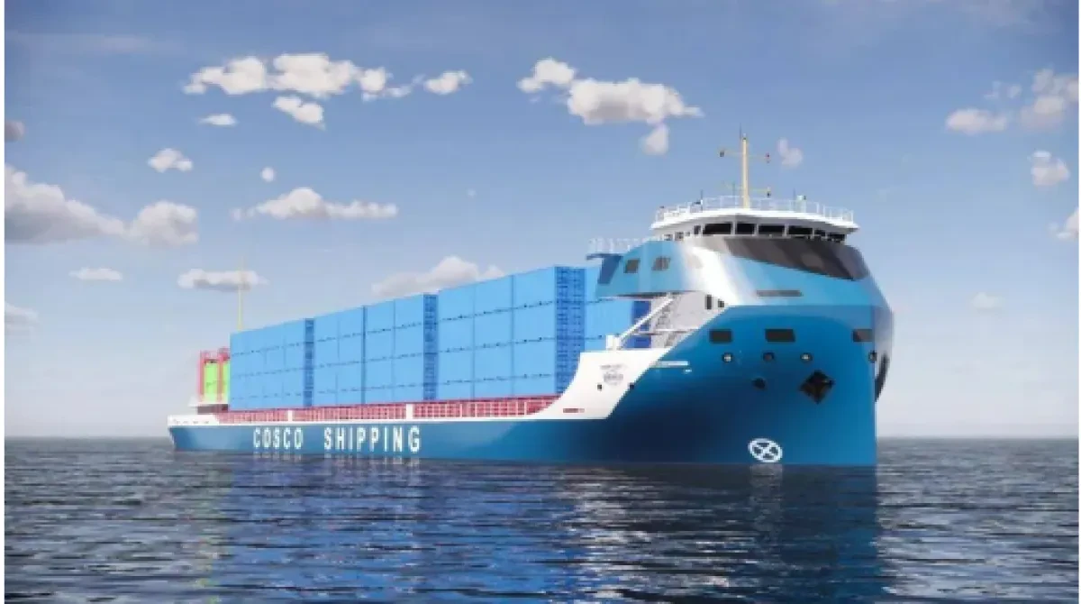 COSCO SHIPPING Heavy Industry Starts to Build the Second 700TEU Electric Container Ship for COSCO SHIPPING Development