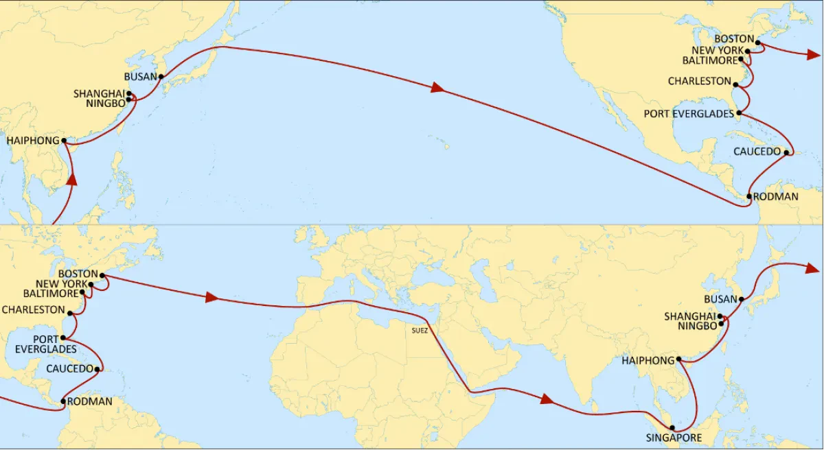 Port Rotation Change on Santana Service