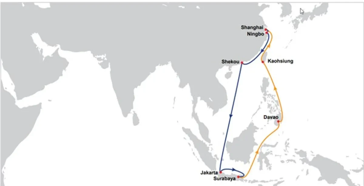 OOCL announces new China Indonesia Service 2 (CIS2)