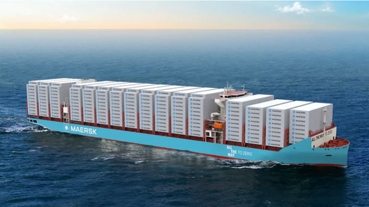 Maersk orders six methanol powered vessels