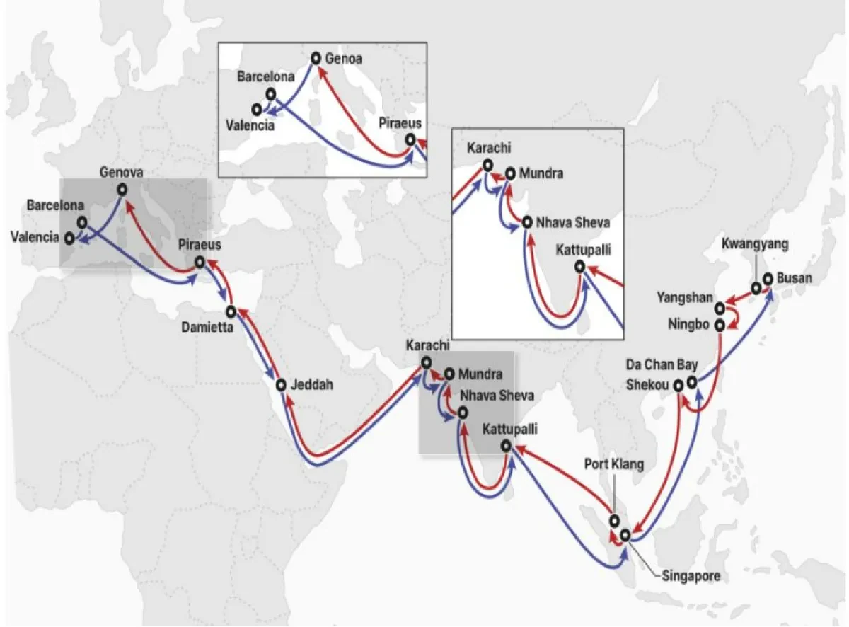HMM to launch standalone Far East-India-Mediterranean service (FIM)
