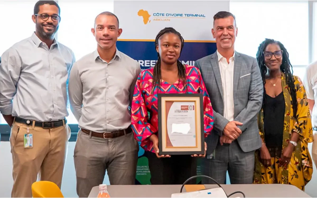 Côte d’Ivoire Terminal receives 3-star Green Terminal label