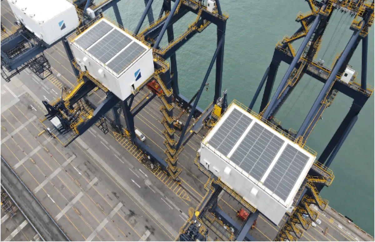 HIT Invests HK$78 million to Roll Out Hong Kong’s First Quay Cranes Equipped with Solar Panels