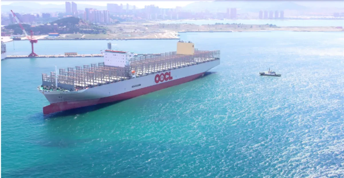 OOCL Receives the Fourth 24,188 TEU Mega Container Vessel, Named “OOCL Felixstowe”