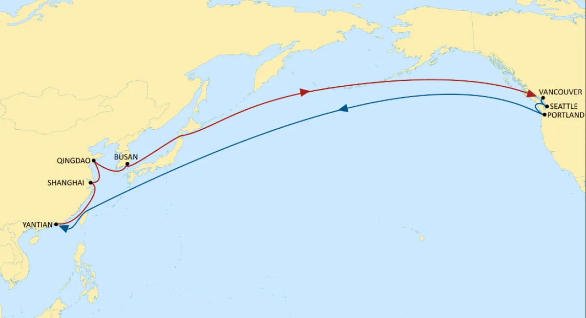 MSC - Rotation Change - Far East to Pacific Northwest Service