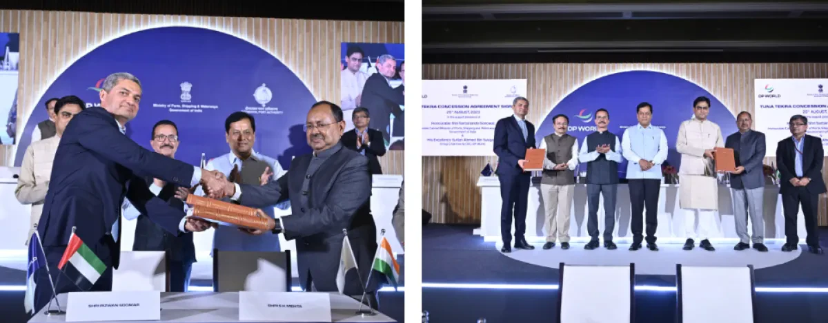 DP World to Invest $510 Million to Develop Tuna-Tekra Mega-Container Terminal in India