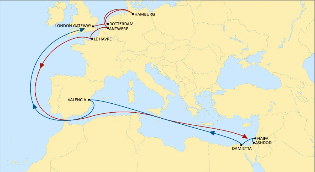 MSC Enhances Israel Express Service Through New VSA