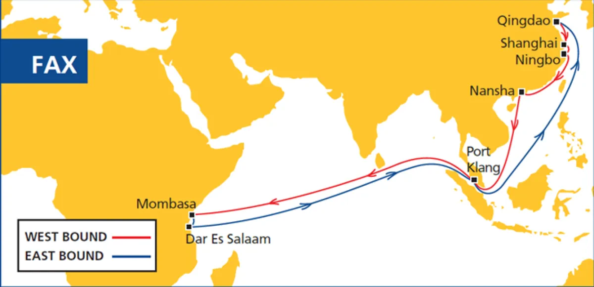 Emirates Shipping Line to commence Far East Africa Express service