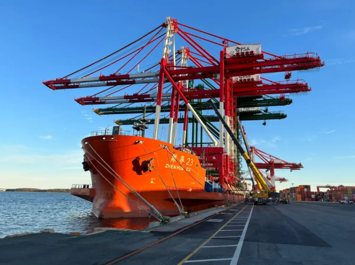 PSA Halifax Receives two new mega Ship-To-Shore Cranes