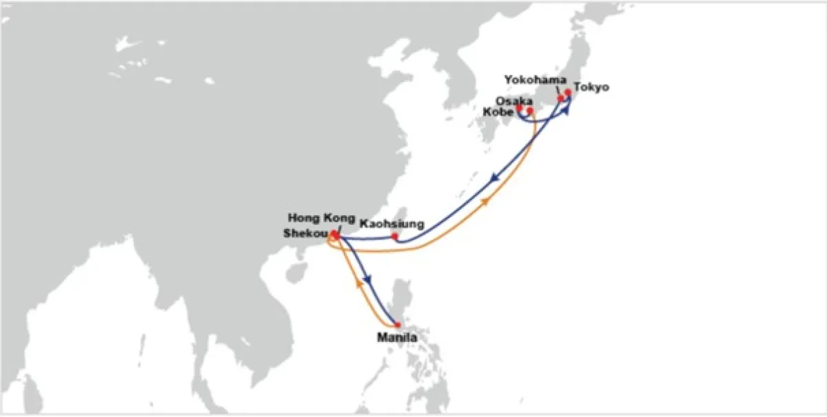 OOCL announces new Japan Philippines Service (KTX4)