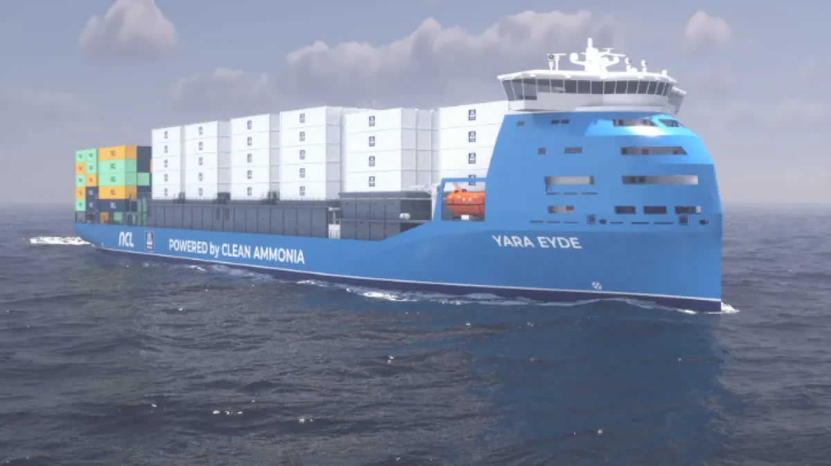 Yara International launches world’s first clean ammonia-powered containership