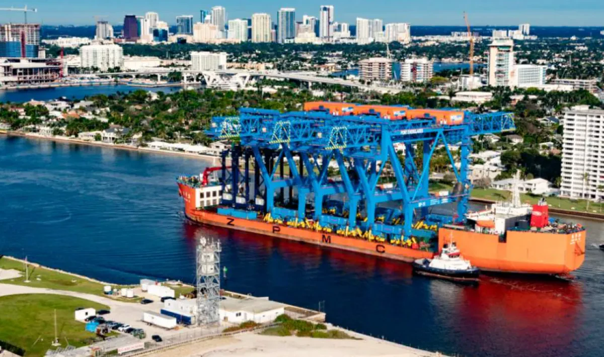 Port Everglades Boosts its Operational Efficiency with New Ship-to-Shore Container Gantry Cranes