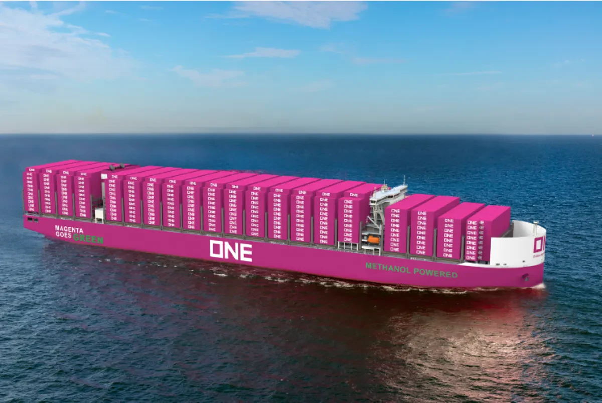 Ocean Network Express Steps Forward With Its Green Strategy: Announcement of the Inaugural Fleet of 12 Methanol Dual-Fuel Containerships
