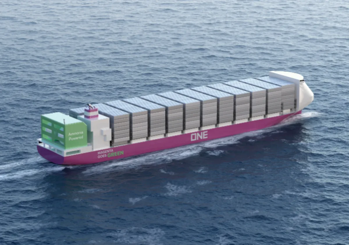 ONE Advances Net-Zero Commitment With Approval in Principle for Ammonia Dual-Fueled Vessel