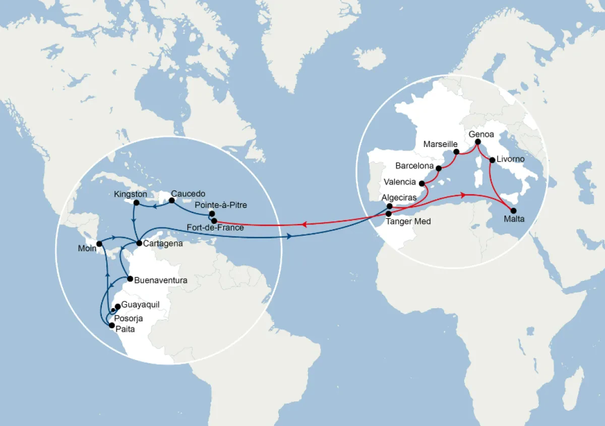 CMA CGM to enhance its MEDCARIBE service connecting the Mediterranean with the Caribbean & Northwestern South America