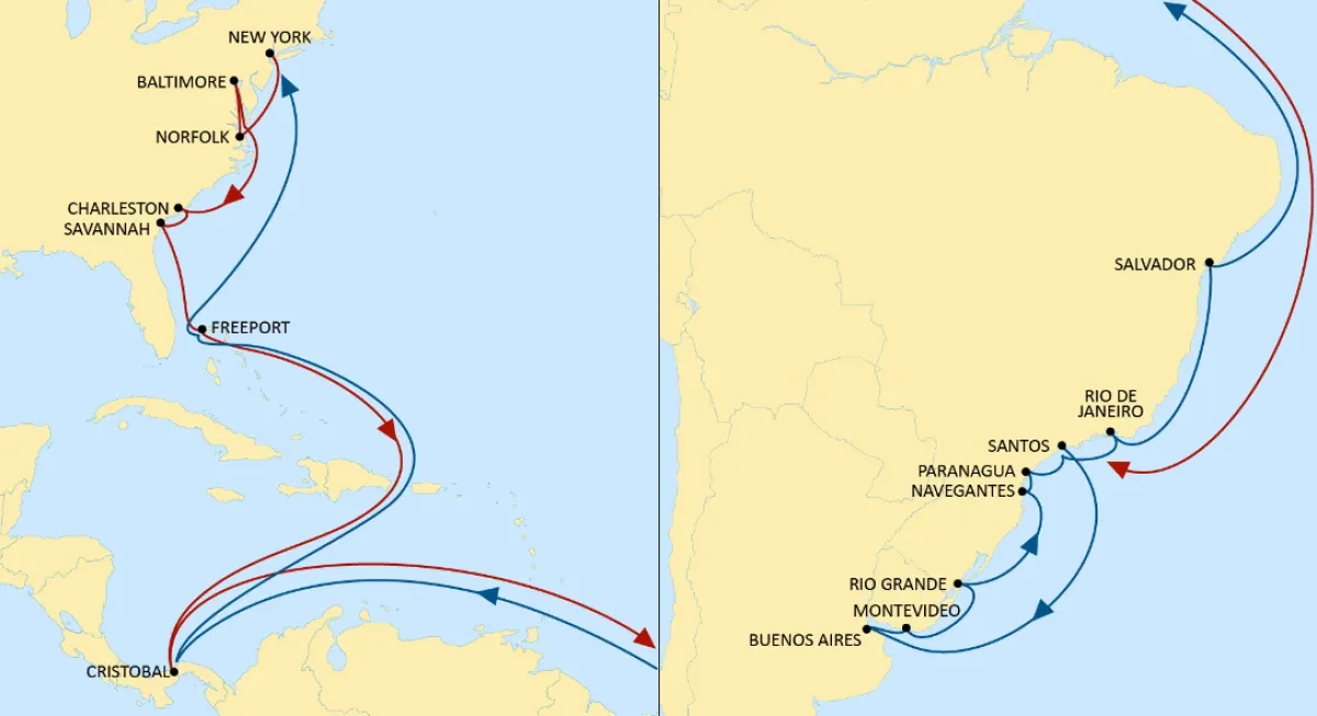 Rotation Change USA to SAEC String 1 Service