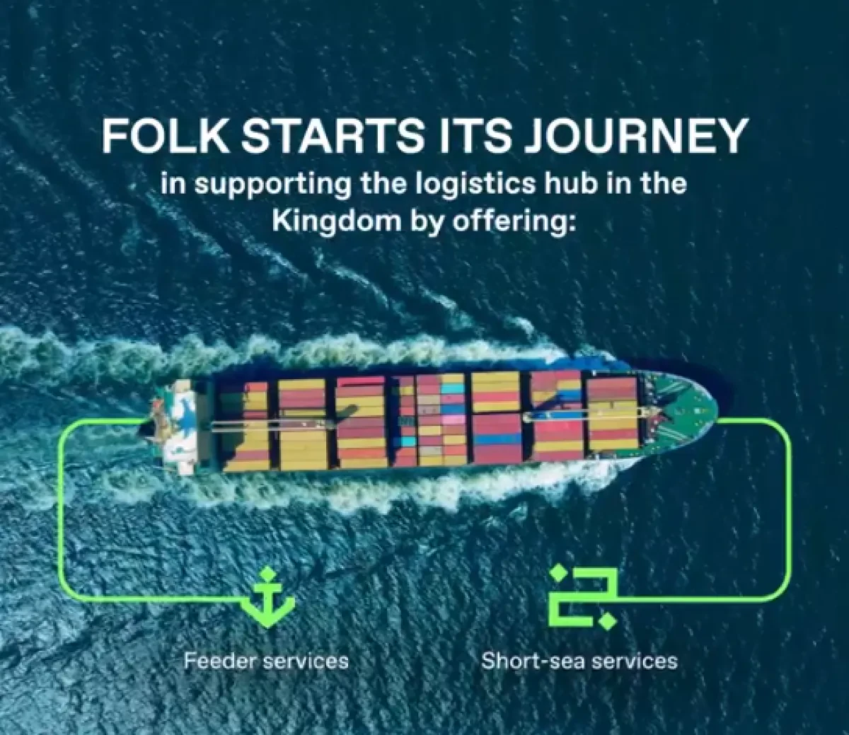 Today marks the launch of Folk Maritime, Saudi Arabia’s first feeder vessel and short-sea operator