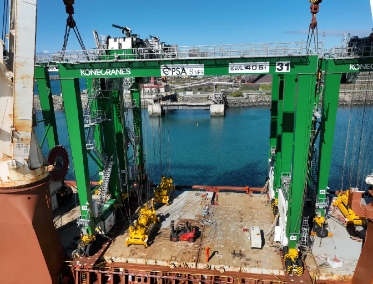 PSA Sines progresses to fully automated yard equipment