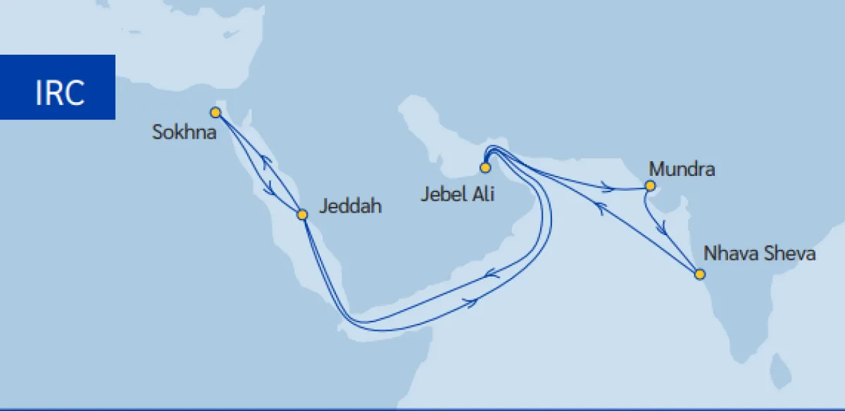 ESL - IRC (India Red Sea Connector) service launch
