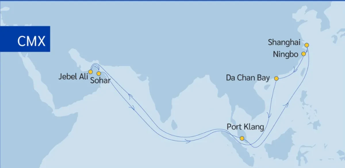 Emirates Shipping Line strengthens its Far East/Middle East service network