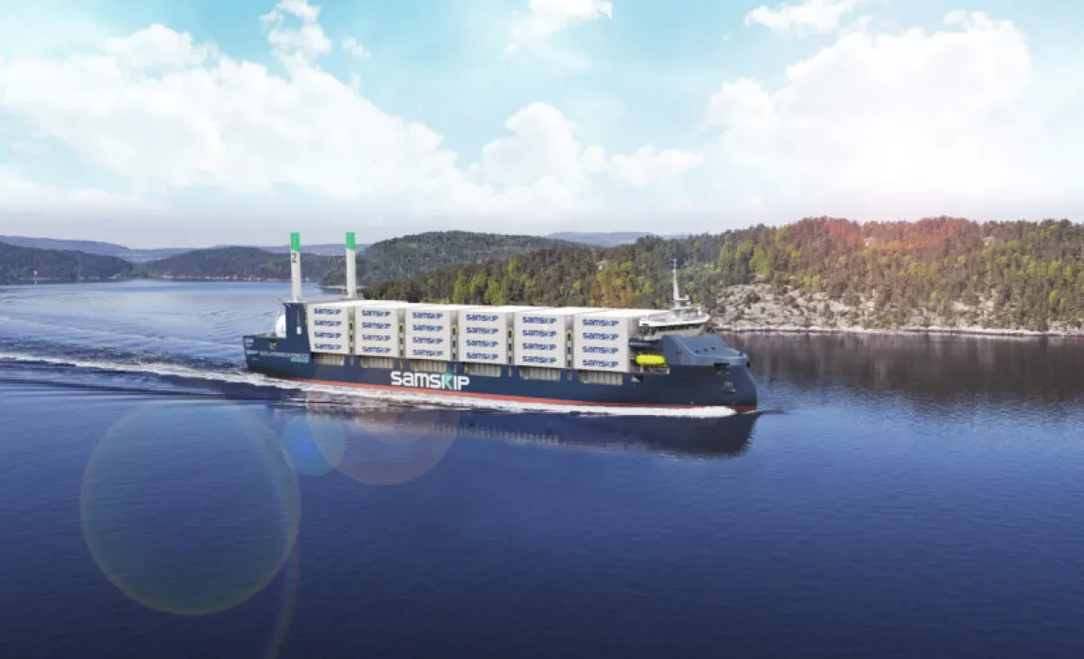 Construction starts on world’s first green hydrogen-powered shortsea boxship