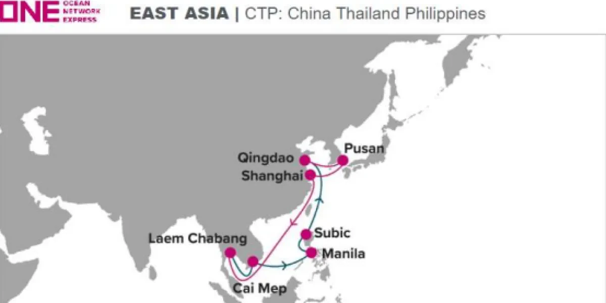 ONE adds Subic Bay calls on China Thailand Philippines service (CTP)