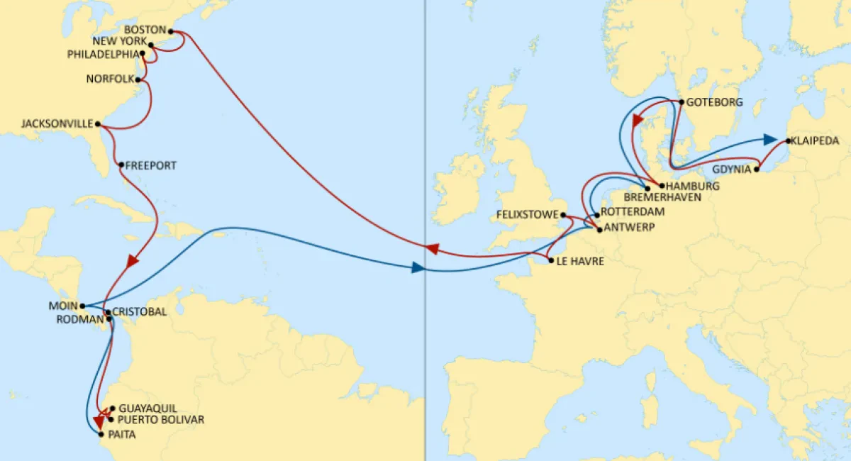 MSC Enhances Ecuador - NWC & Scanbaltic - USA Service