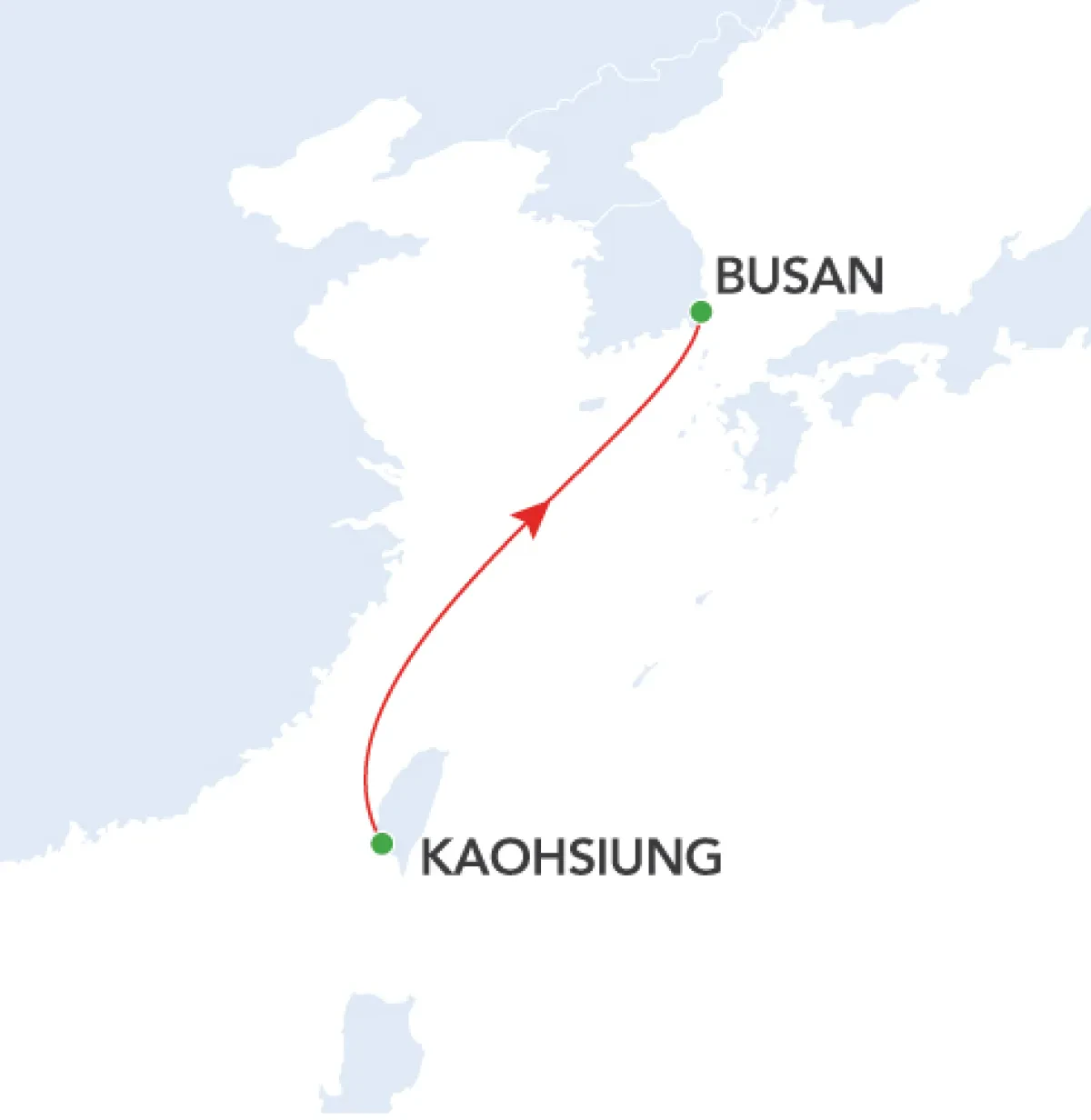 CNC - New KBX service offering fast and direct connection from Taiwan to Korea
