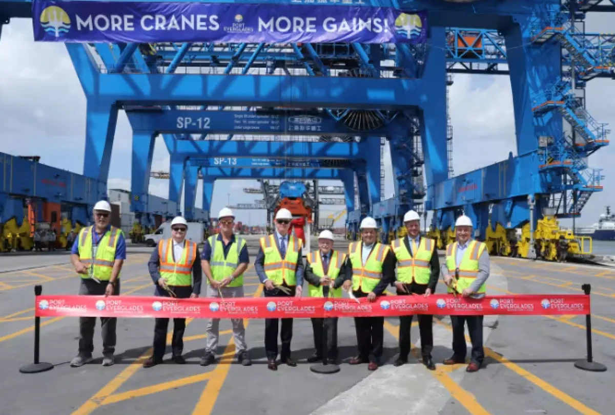 Port Everglades Marks Commissioning of New Container Cranes