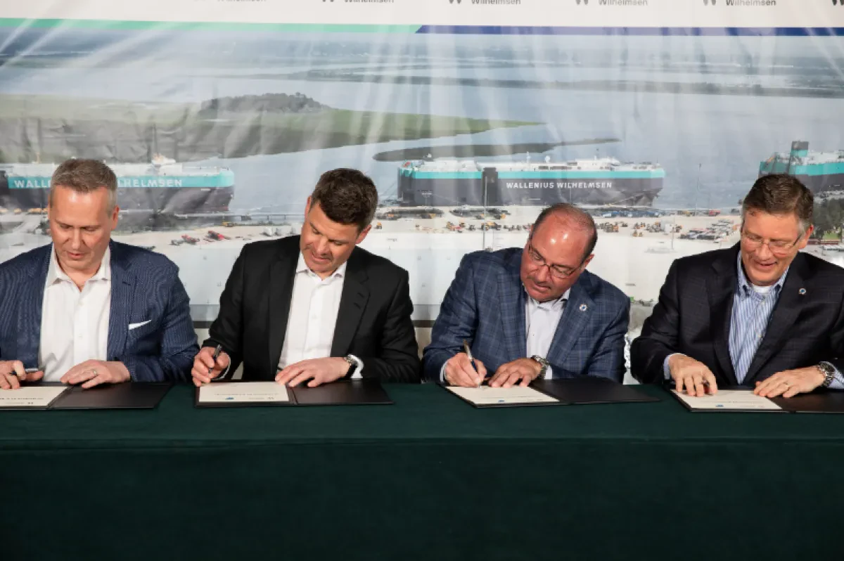 Georgia Ports Authority, Wallenius Wilhelmsen sign terminal agreement in Brunswick