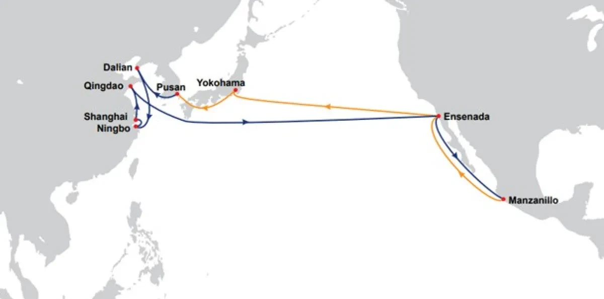 OOCL launches Transpacific Latin Pacific 5 (TLP5) to offer express linkage between Asia and Mexico