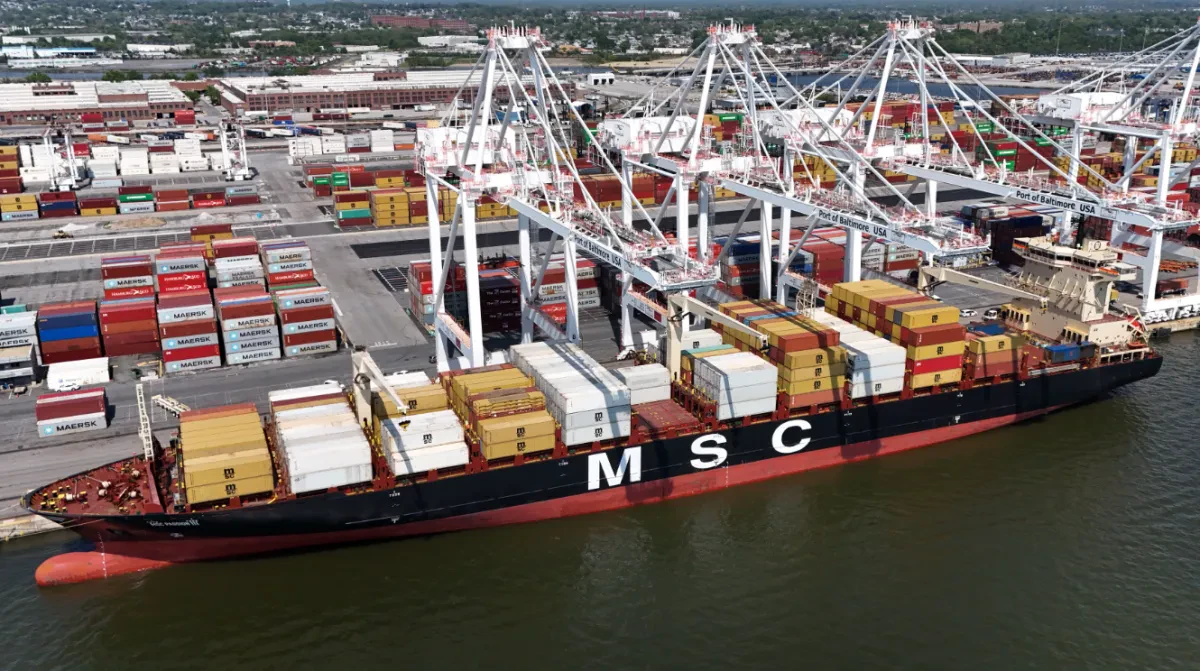 Baltimore Welcomes its First Container Ship Since Bridge Collapse