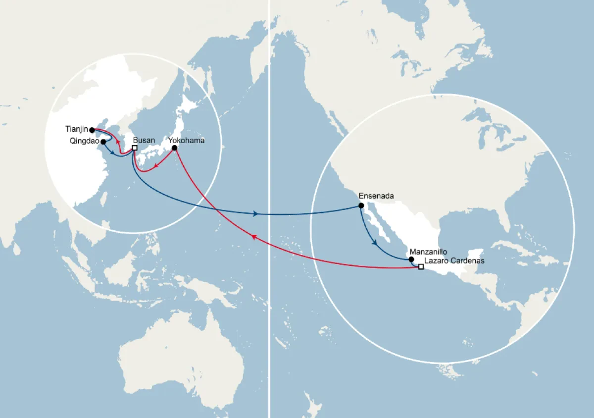 CMA CGM to launch M2X - Mexico Express Service connecting Far East to Mexico