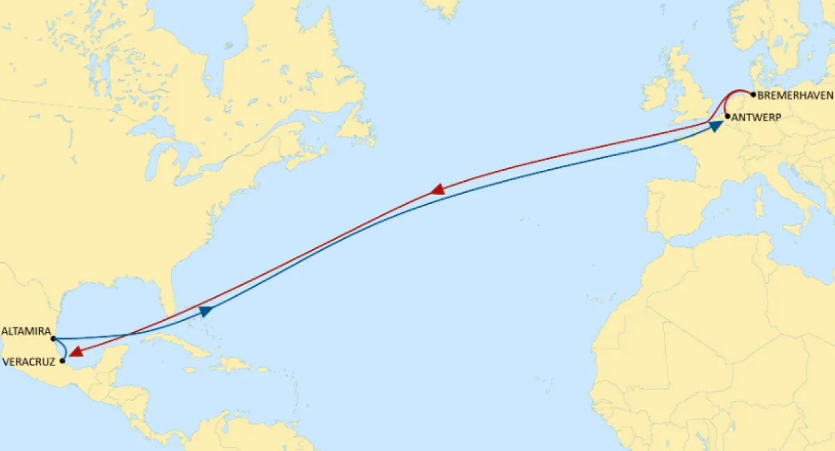 MSC - NWC to Mexico Express Service Improves Transit Times