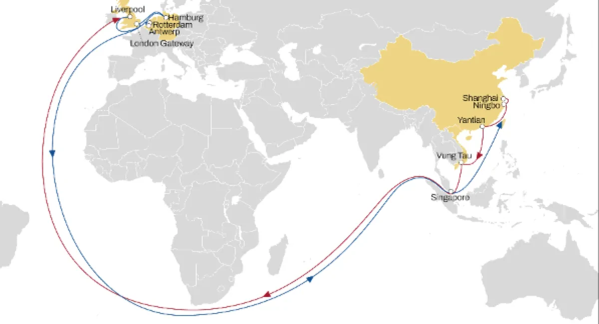 MSC Launches Britannia: New Standalone Loop Connecting Asia To North Europe
