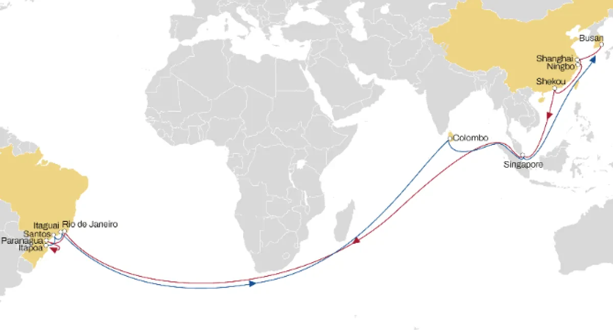 MSC Launches Carioca: New Standalone Service Connecting Asia to South America East Coast