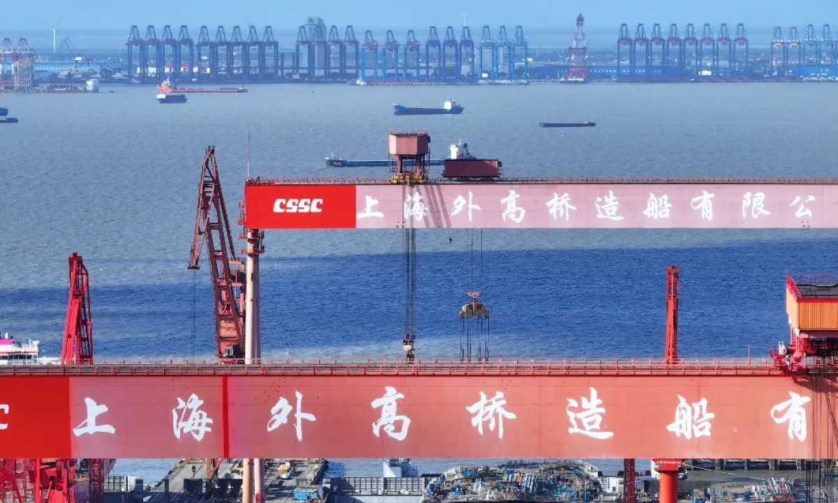 Capacity across big three shipbuilding nations leaps 20% in a year