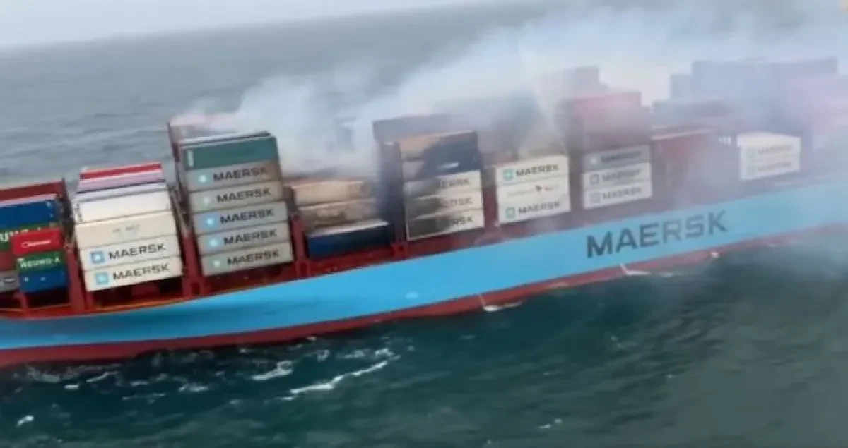 Maersk Frankfurt owner declares General Average, as fire-fighting continues