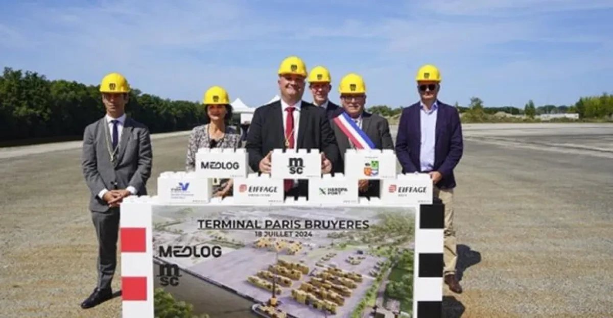 MSC breaks ground on Paris multimodal terminal