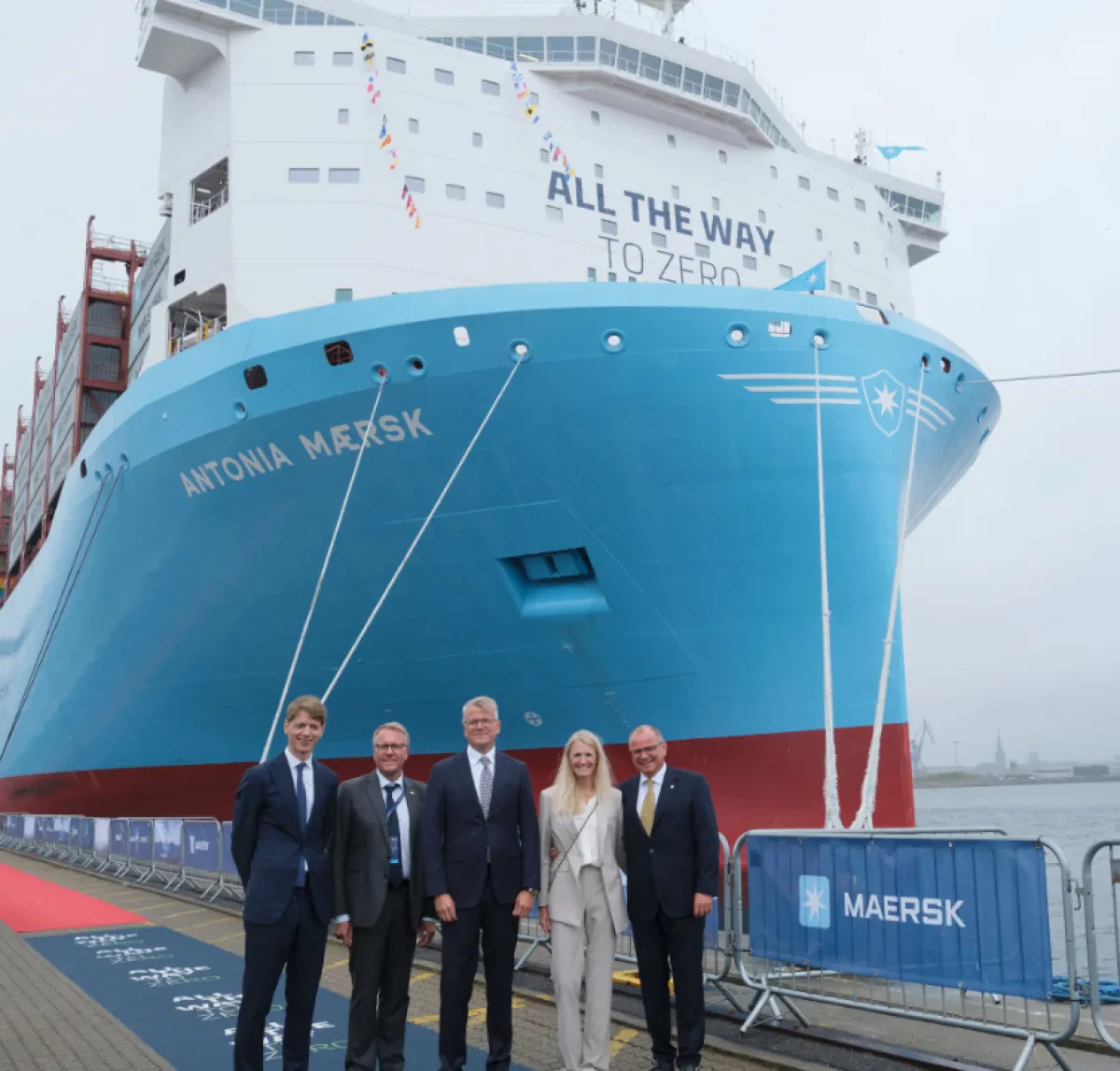 Maersk enriches fleet with third large methanol-enabled container vessel