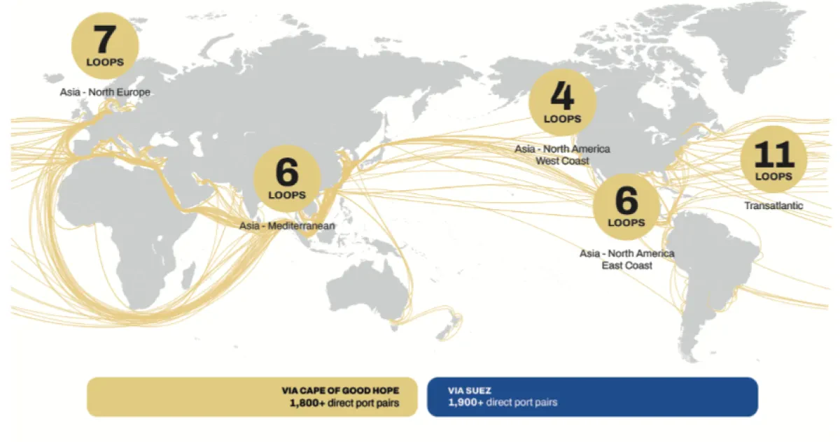 MSC Unveils Future Standalone East/West Network