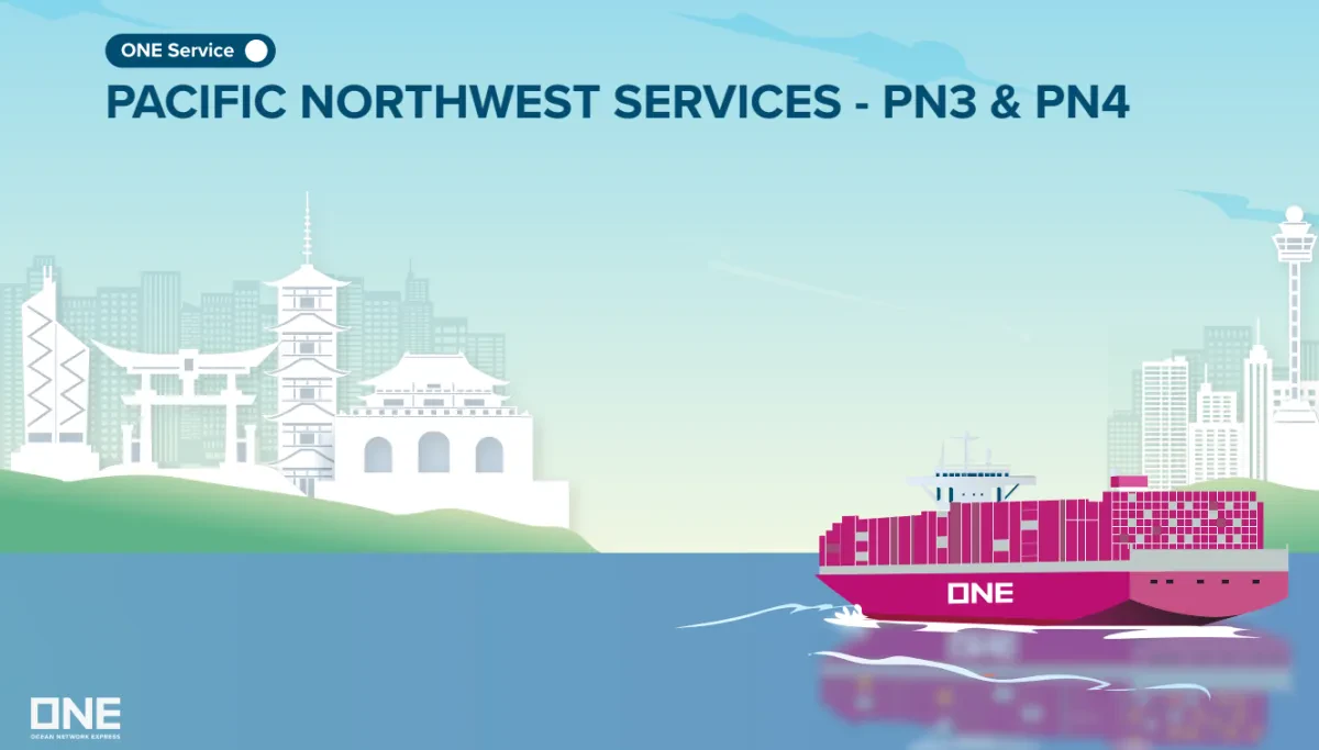 ONE - Pacific North 3 (PN3) Split Into Pacific North 3 (PN3) and Pacific North 4 (PN4) - Effective From February 2025