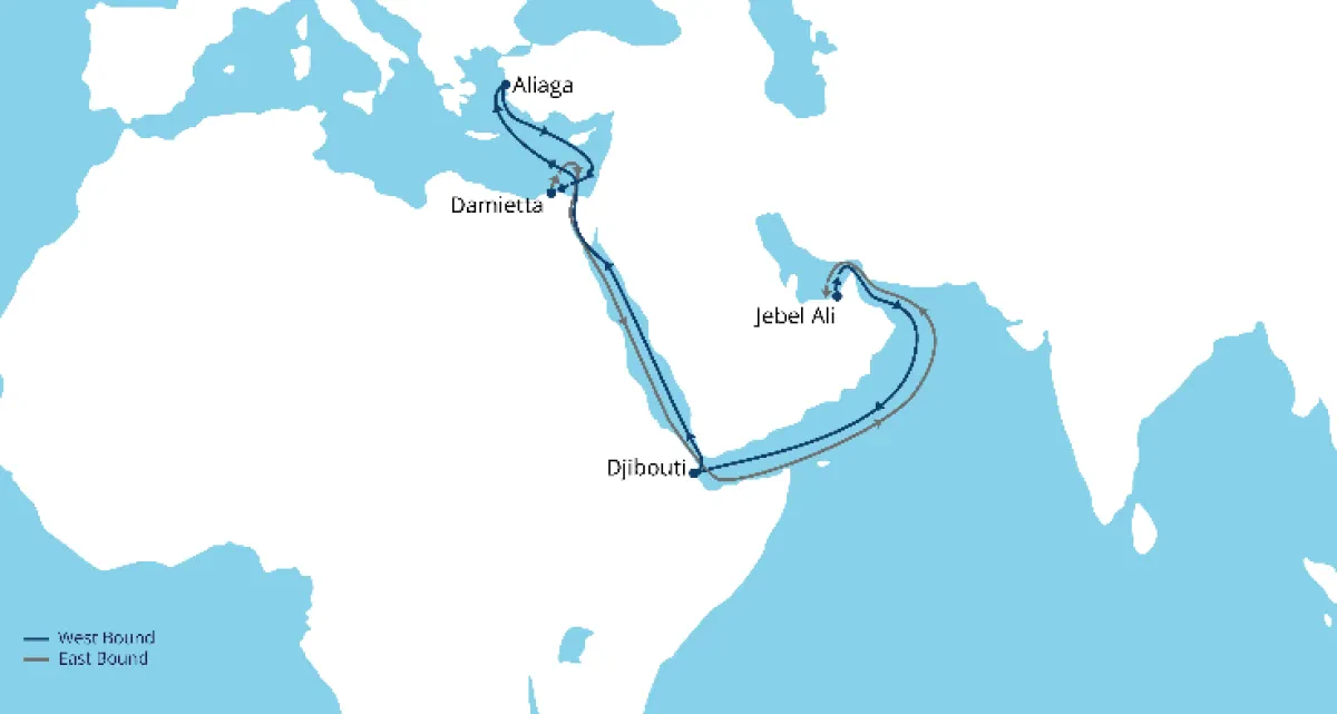 SeaLead Launches New MGX Service Connecting Jebel Ali with the Mediterranean via Suez