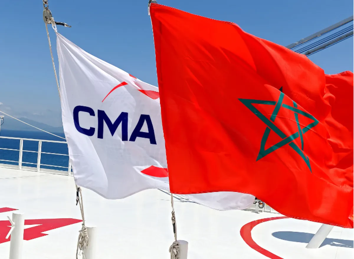 CMA CGM and Marsa Maroc join forces in a joint venture to equip and operate half of the Nador West Med container terminal