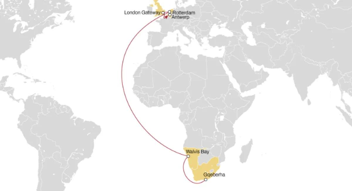 MSC Launches A New Direct Service From Eastern Cape Region to Northern Europe