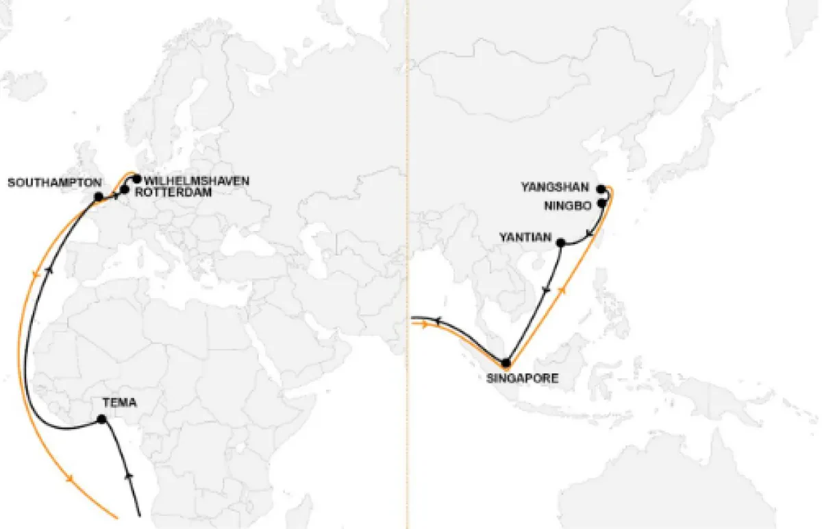 Hapag-Lloyd’s Update on China Germany Express service