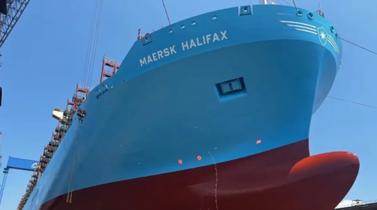 Maersk completes first large container vessel conversion to dual-fuel methanol engine